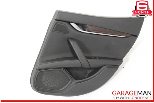 14-22 Maserati Ghibli M157 Rear Right Passenger Side Interior Door Panel OEM