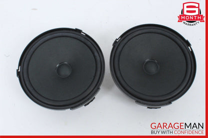 08-14 Mercedes W204 C250 C300 Rear Right & Left Door Sound Speakers Set of 2 OEM