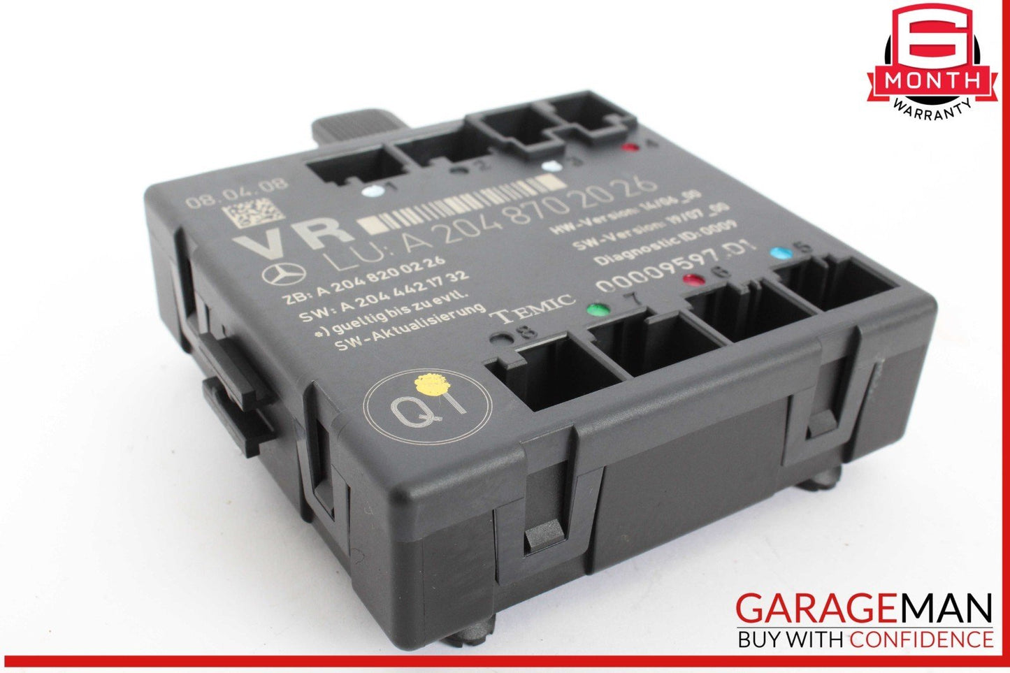 08-14 Mercedes W204 C300 Front Right Side Door Control Module 2048702026 OEM