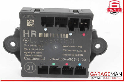 08-18 Mercedes W218 CLS550 C300 E550 Rear Right Side Door Control Module Unit