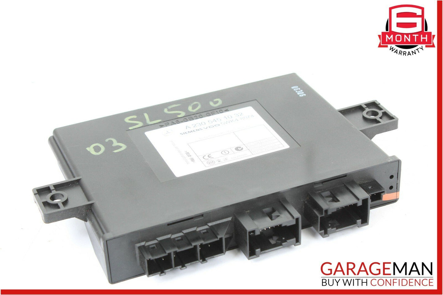 03-06 Mercedes R230 SL500 SL55 AMG Keyless Go Entry Control Module OEM