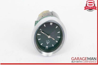 14-17 Maserati Ghibli Dash Dashboard Instrument Panel Analog Clock 670021647 OEM