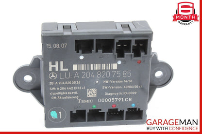 08-14 Mercedes W204 C300 C350 Rear Left Driver Side Door Control Module OEM