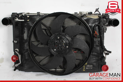 11-13 Mercedes W212 E350 Diesel Engine Cooling Fan Radiator A/C Condenser Assy