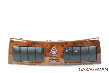05-09 Mercedes W209 CLK350 Center Dash Heated Seat ESP Hazard Switch Control OEM