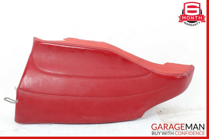 17-22 Alfa Romeo Giulia Rear Left Side Seat Bolster Cushion Red OEM