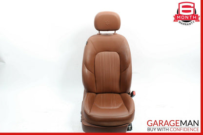 14-17 Maserati Ghibli Front Right Side Complete Seat Cushion Assembly Brown