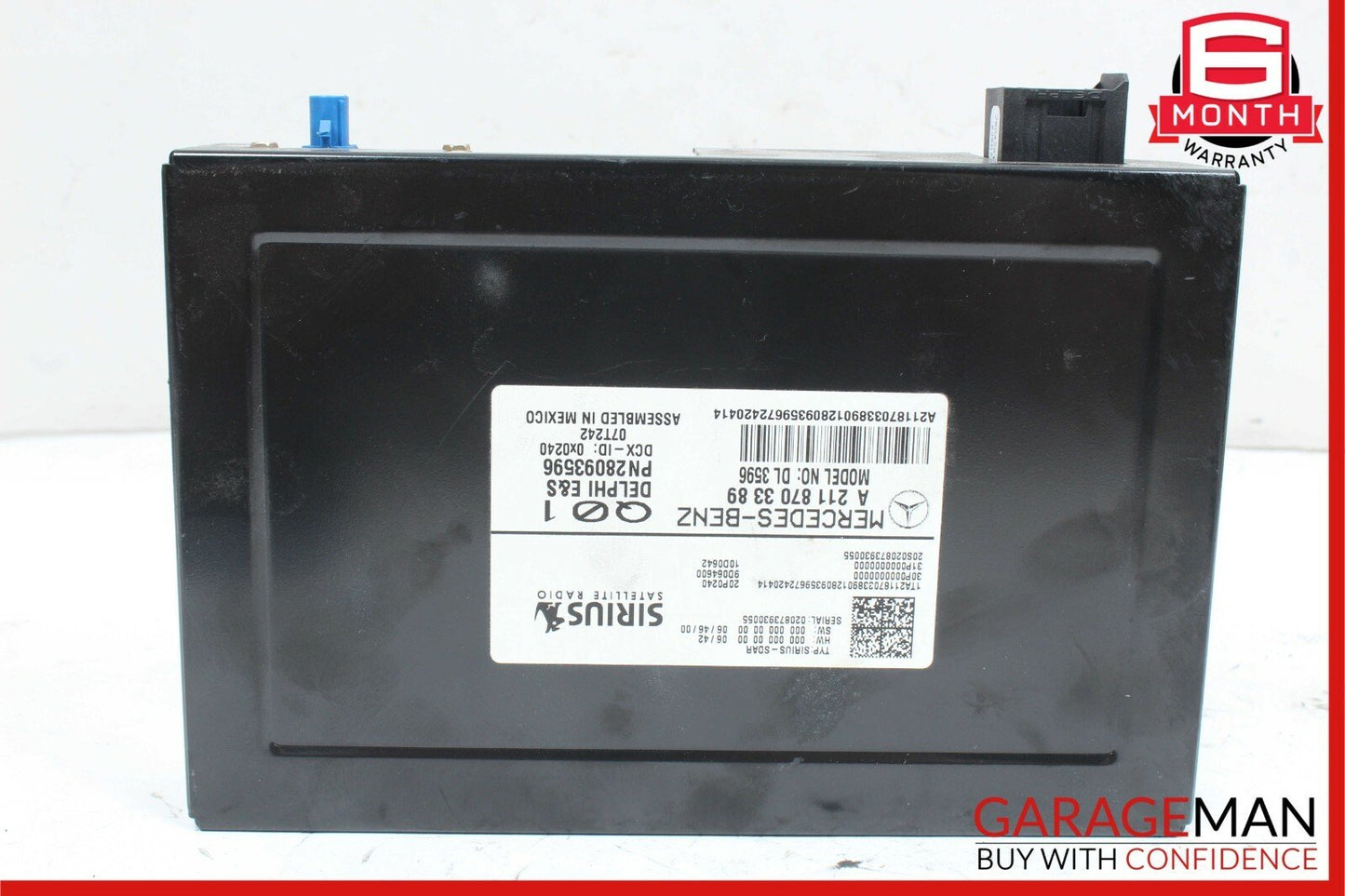Mercedes W211 E350 GL450 ML350 R320 Sirius Satellite Radio Receiver Module OEM