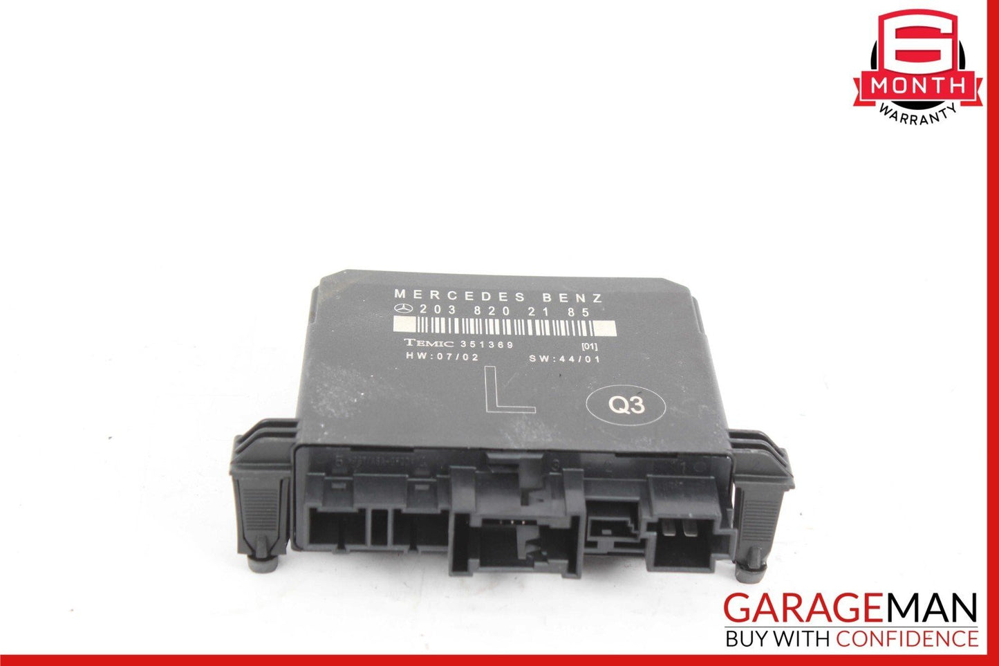01-07 Mercedes W203 C240 C230 C320 Rear Left Side Door Computer Control Module