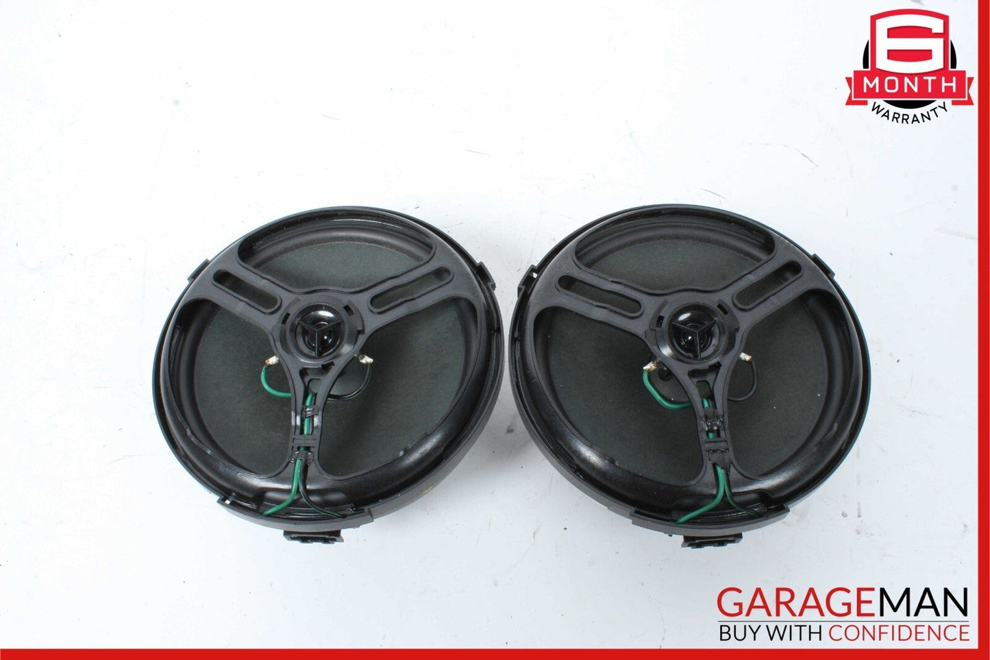 08-11 Mercedes W204 C300 Rear Right & Left Side Door Sound Speakers Set OEM