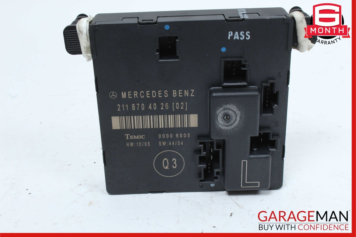 03-09 Mercedes W211 E350 E320 E63 AMG Rear Left Driver Side Door Control Module