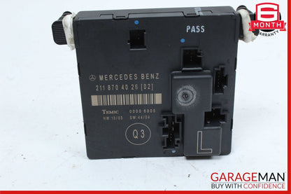03-09 Mercedes W211 E350 E320 E63 AMG Rear Left Driver Side Door Control Module