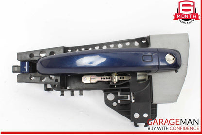14-17 Audi SQ5 Front Left Driver Side Exterior Door Handle Blue OEM