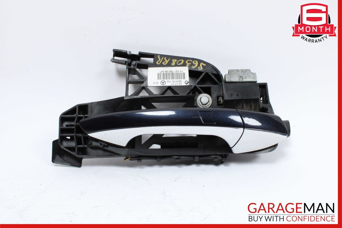 07-13 Mercedes W221 S550 S63 Rear Right Keyless Go Exterior Door Handle Black