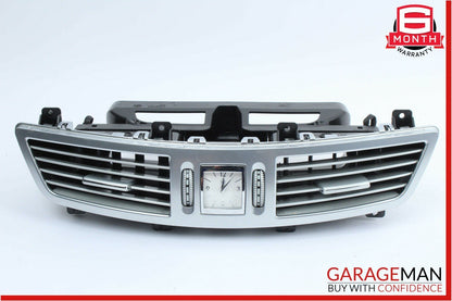07-13 Mercedes W221 S550 S600 Dash Dashboard Air AC A/C Vent Clock Trim Assembly