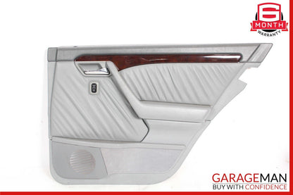 96-97 Mercedes W202 C230 C280 Rear Right Side Interior Door Panel Cover Grey OEM