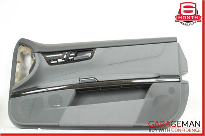 07-10 Mercedes W216 CL600 Front Right Side Complete Interior Door Panel Grey OEM