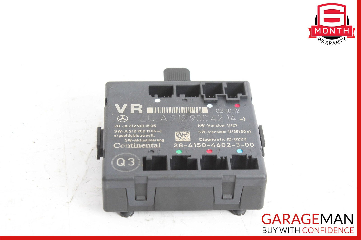 08-18 Mercedes R172 SLK250 Front Right Side Door Control Module Unit