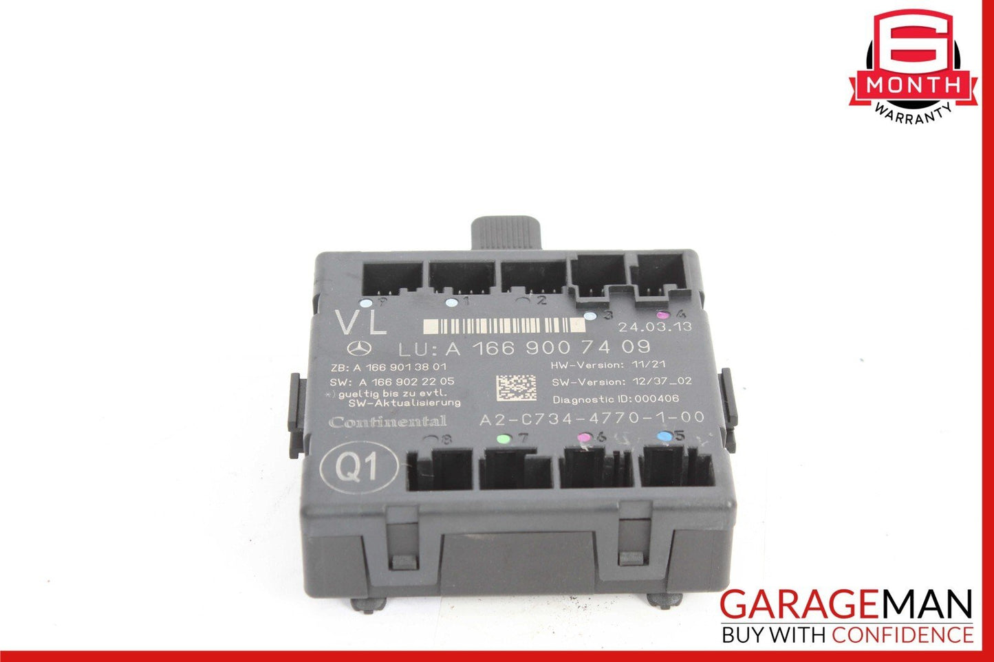 12-20 Mercedes X166 GL450 GLA45 AMG Front Left Side Door Control Module Unit