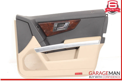 10-15 Mercedes X204 GLK350 Front Right Side Interior Door Panel Assembly OEM