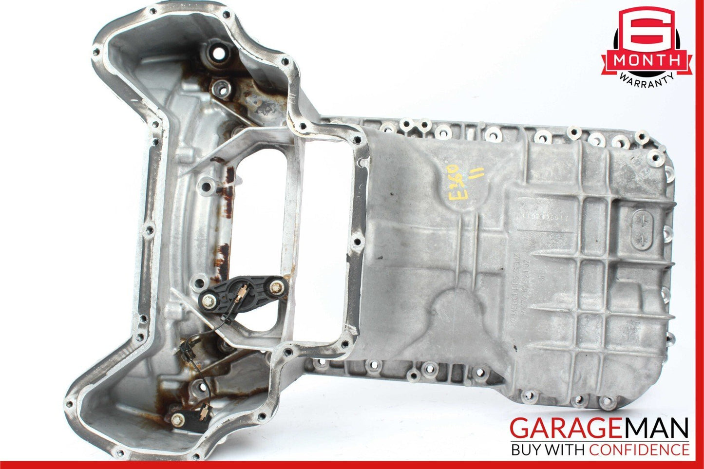 05-13 Mercedes W212 E350 C350 Engine Upper Oil Sump Baffle Pan Assembly OEM