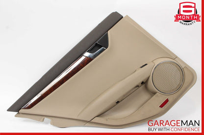 08-14 Mercedes W204 C300 C350 Rear Left Side Interior Door Panel Assembly Beige