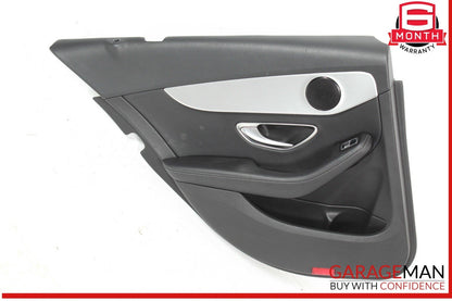 15-21 Mercedes W205 C300 C43 AMG Sedan Rear Left Side Interior Door Panel Cover