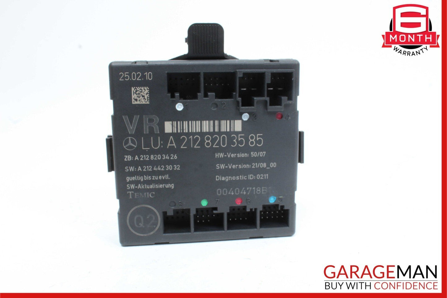 08-12 Mercedes C300 E350 E63 AMG Front Right Side Door Controller Module Unit