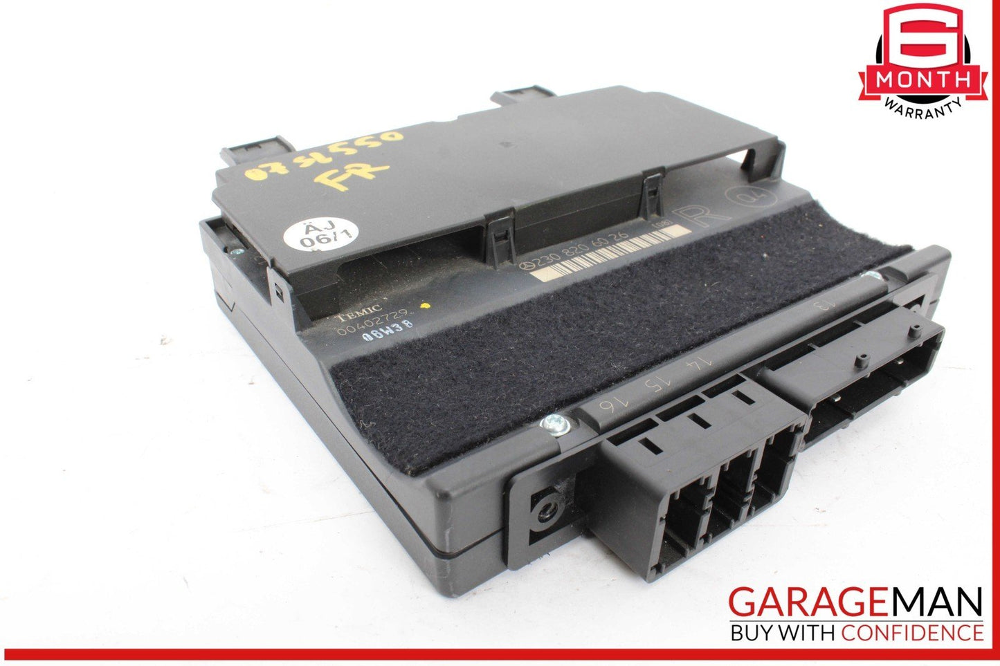 03-12 Mercedes R230 SL550 SL55 AMG Front Right Under Seat Control Module Unit