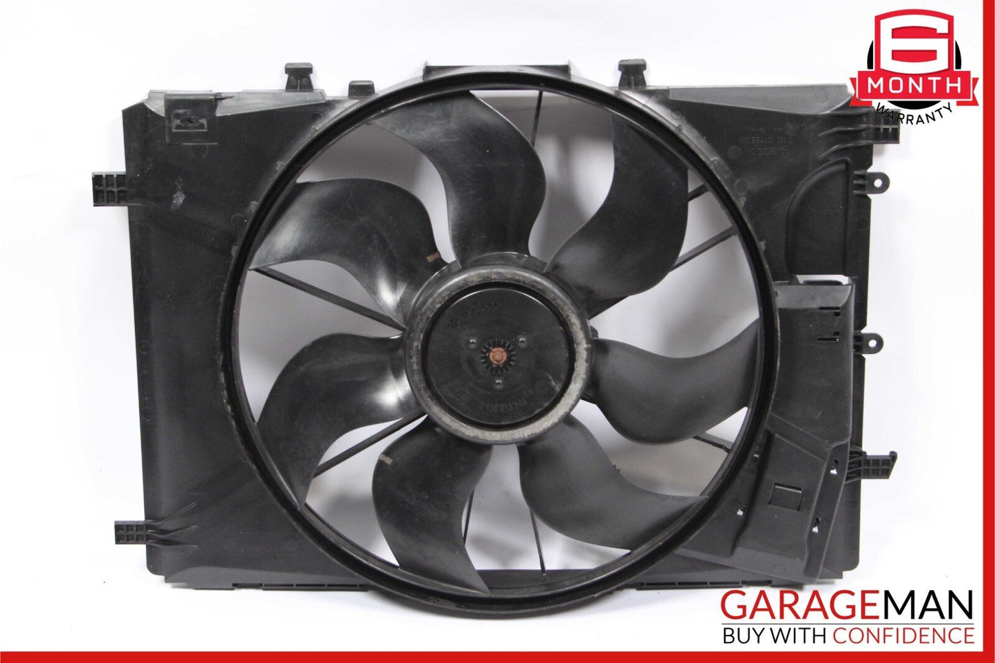 08-18 Mercedes W212 E350 C300 Engine Radiator Cooling Fan Motor Assembly OEM