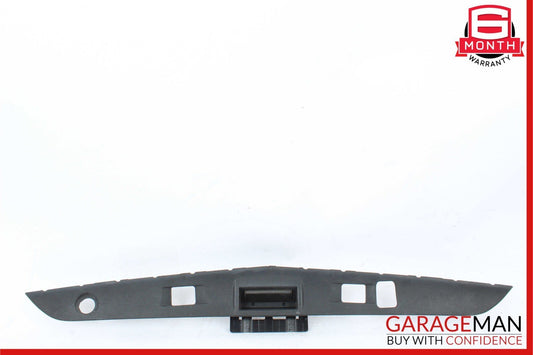 10-13 Mercedes W212 E350 E400 Sedan Trunk Lid Tailgate Handle Trim Black OEM