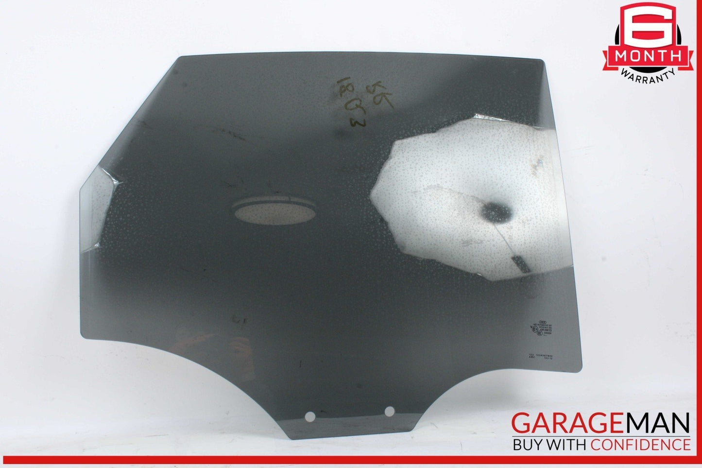 15-18 Audi Q3 Quattro Rear Right Passenger Side Door Window Glass 43R006723 OEM
