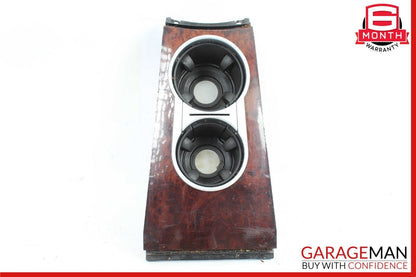 06-12 Mercedes GL450 ML350 GL350 Center Console Cup Holder Compartment Wood