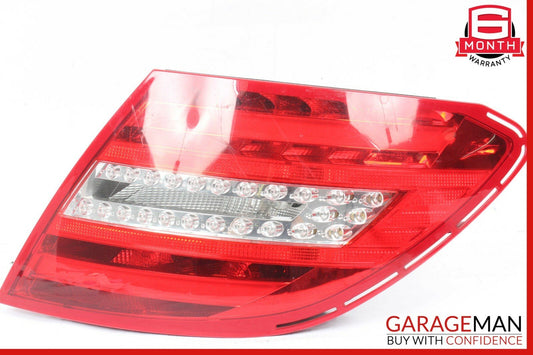 12-15 Mercedes W204 C250 C63 AMG Rear Right Side Taillight Tail Light Lamp OEM