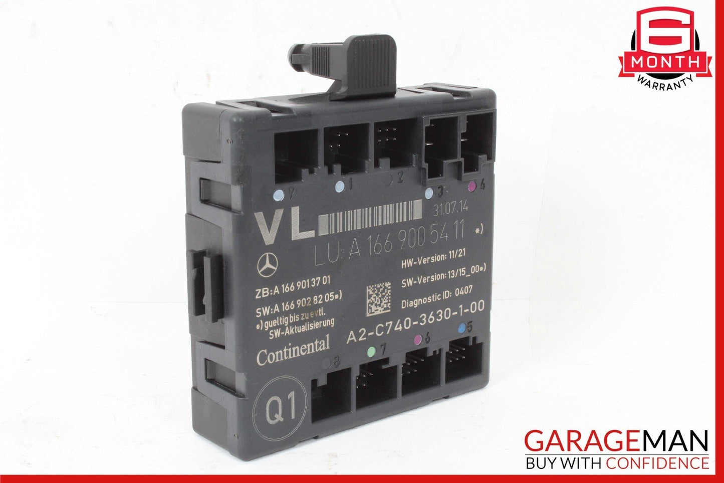 12-20 Mercedes B-Class W242 W246 GL450 Front Left Side Door Control Module OEM