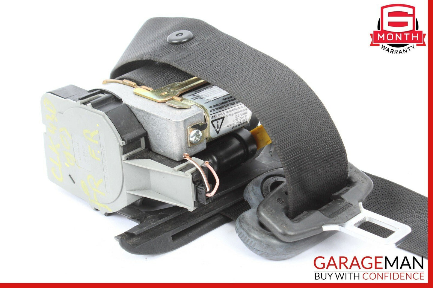 97-03 Mercedes W208 CLK430 Front Right Seatbelt Seat Belt Retractor Black OEM