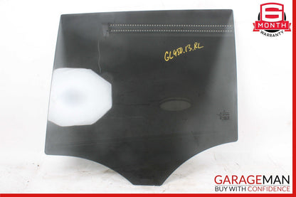 13-19 Mercedes X166 GL450 GLS550 Rear Left Side Door Window Glass Tinted OEM