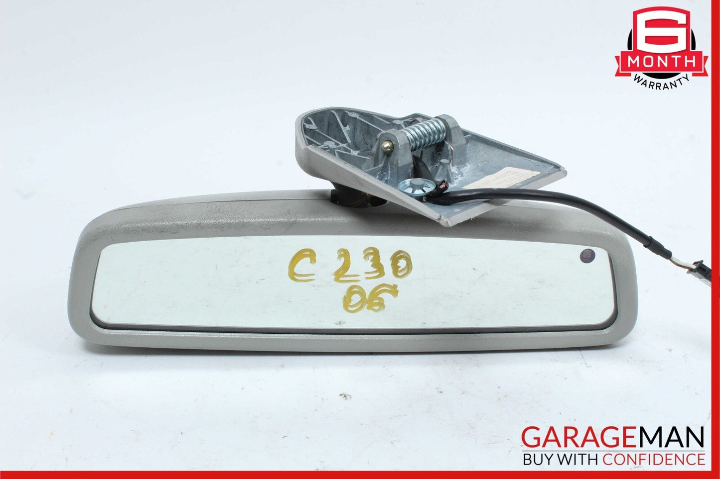 01-09 Mercedes C230 C320 CLK320 Interior Top Upper Rear View Mirror Gray