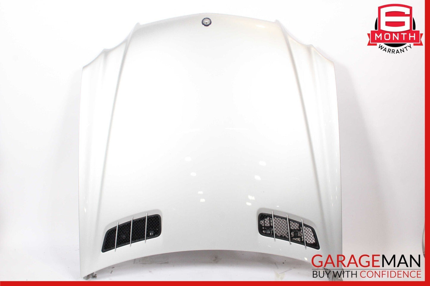 03-08 Mercedes R230 SL500 Front Hood Bonnet Cover Panel Assembly Silver OEM