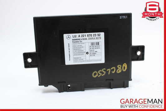 07-10 Mercedes W221 S550 CL600 CL550 Keyless Go Control Module Unit