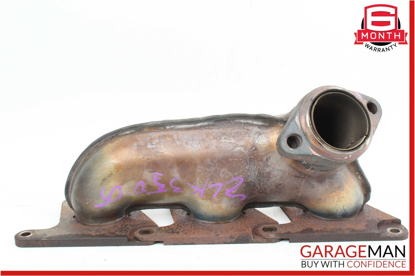 05-11 Mercedes R171 SLK350 Left Driver Side Exhaust Manifold Heater Pipe OEM