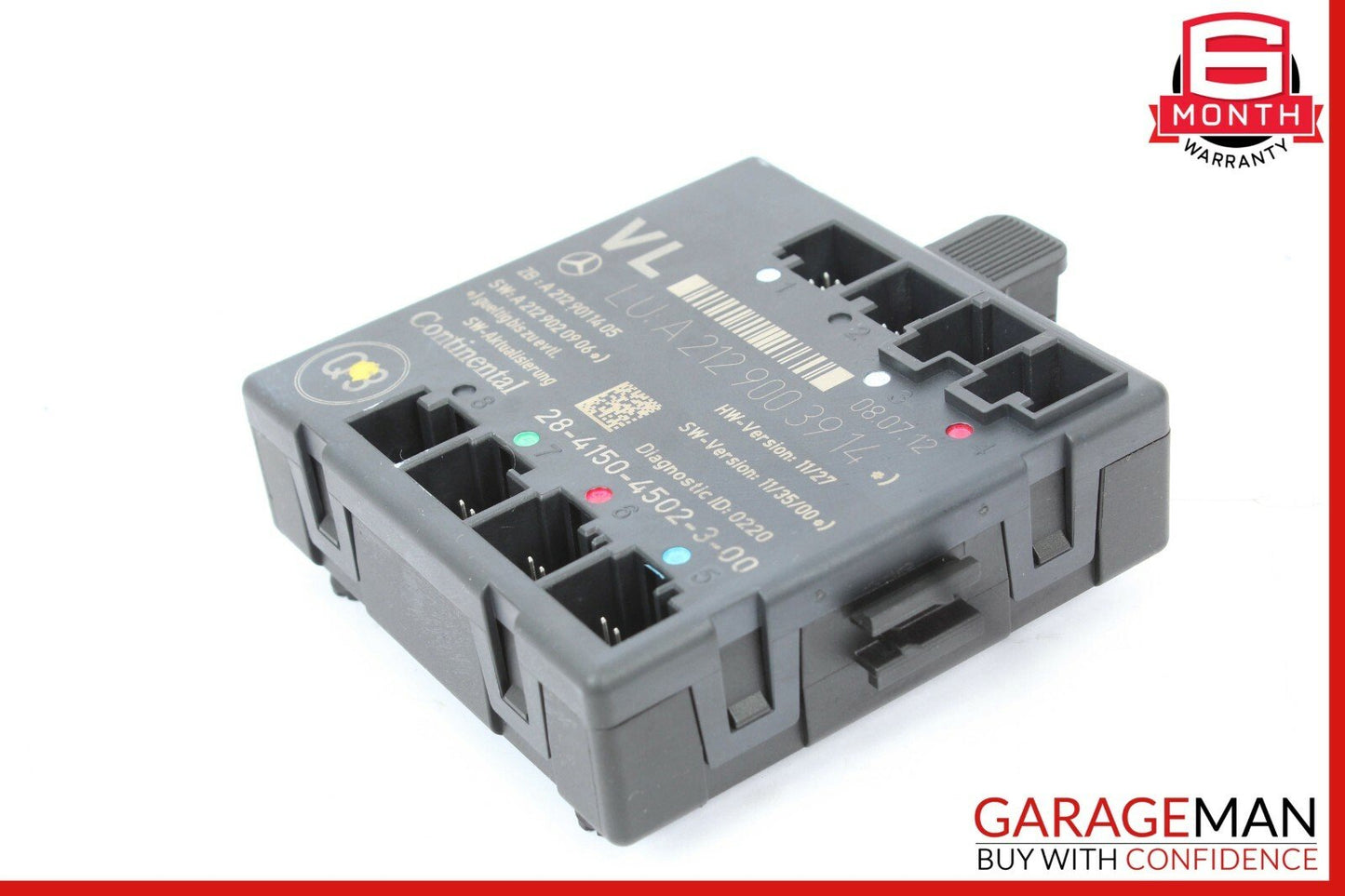 08-14 Mercedes W204 C300 C350 Front Left Side Door Control Module 2129003914 OEM
