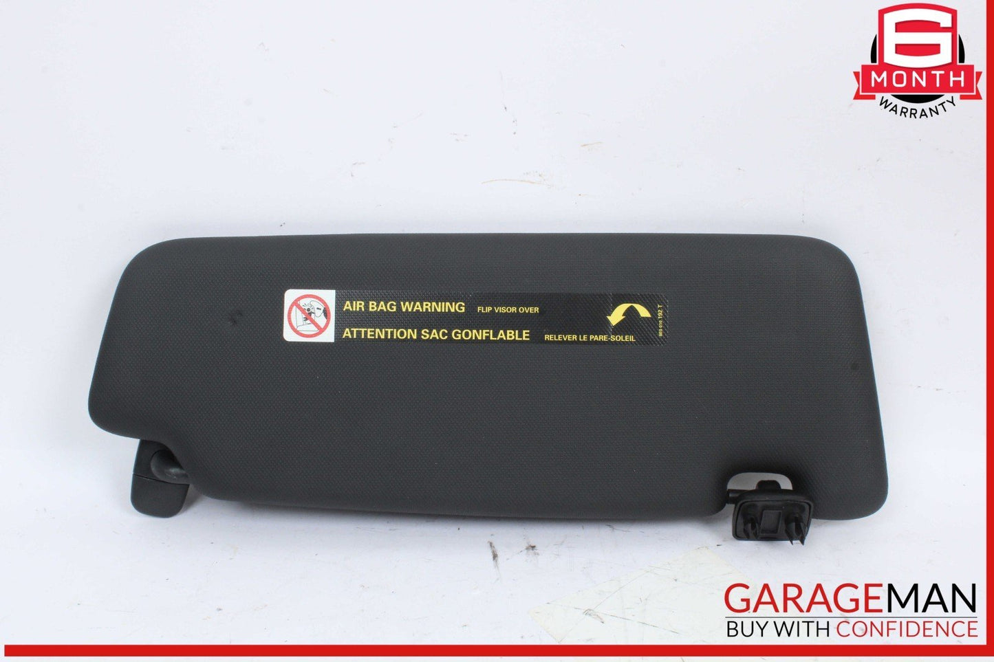 14-17 Audi SQ5 Q5 Front Left Driver Side Sun Visor Sunvisor Black 8U0857551F OEM