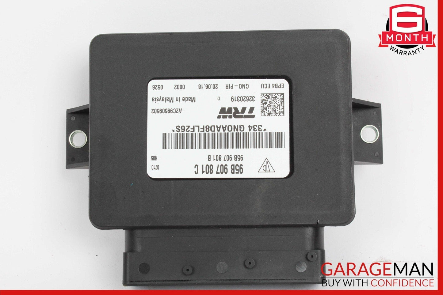 15-18 Porsche Macan Parking Brake Module Control Unit 95B907801C OEM