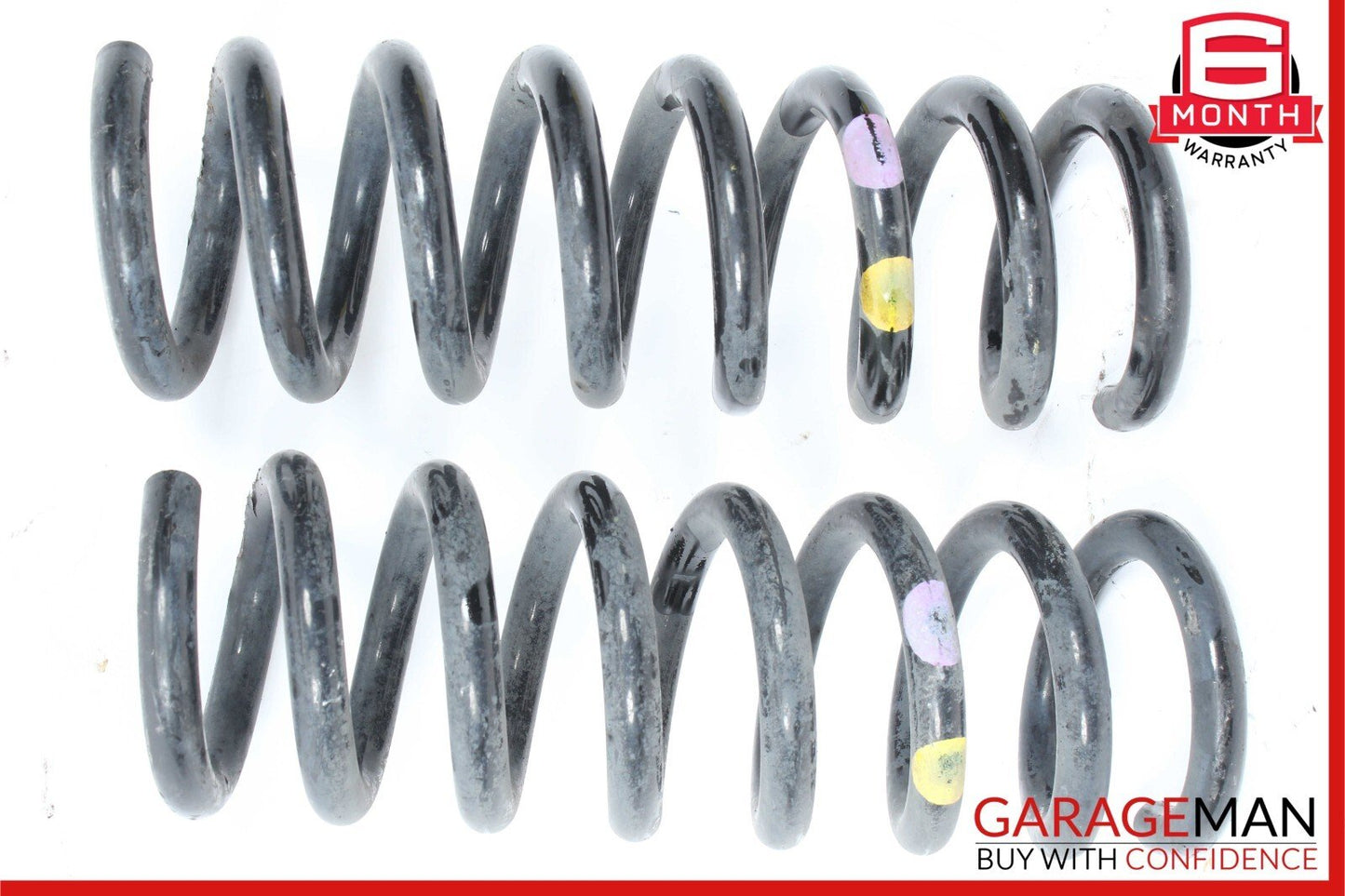 08-14 Mercedes W204 C250 C350 Rear Shock Absorber Coil Spring Set of 2