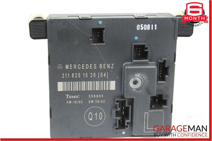 03-06 Mercedes W211 E350 E55 AMG Rear Left Driver Side Door Control Module OEM