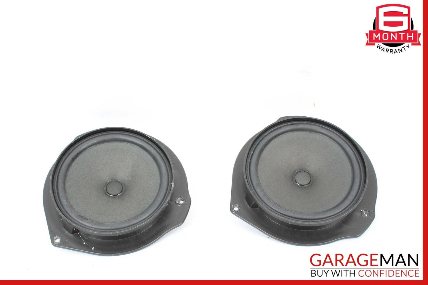08-14 Mercedes W204 C250 C300 Rear Right & Left Side Door Sound Speakers Set OEM