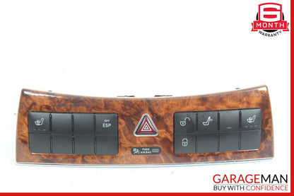 05-09 Mercedes W209 CLK350 CLK63 Heated Seat ESP Hazard Light Switch Controls
