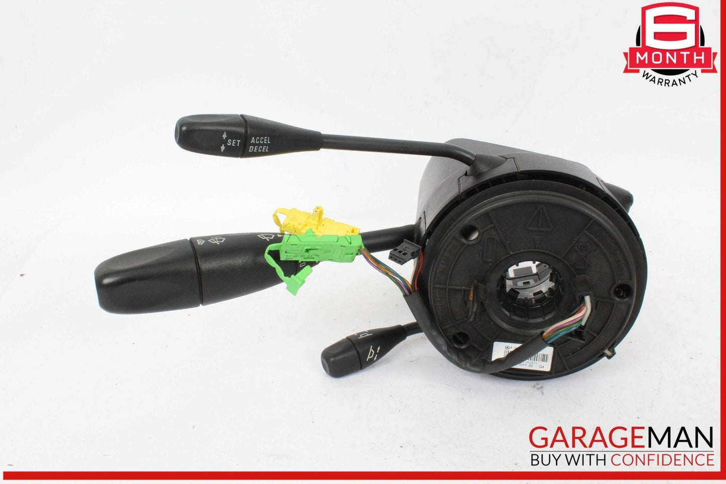 03-08 Mercedes R230 SL500 Steering Column Control Switches Assembly Black OEM