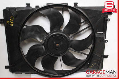 08-18 Mercedes C250 E250 SLK350 Engine Radiator Cooling Fan Motor Shroud Assy